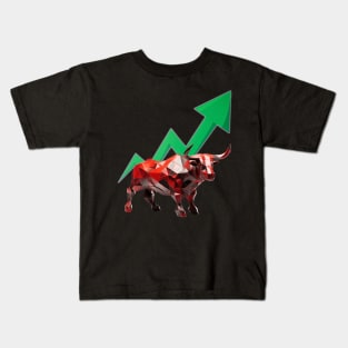 stock market bull Kids T-Shirt